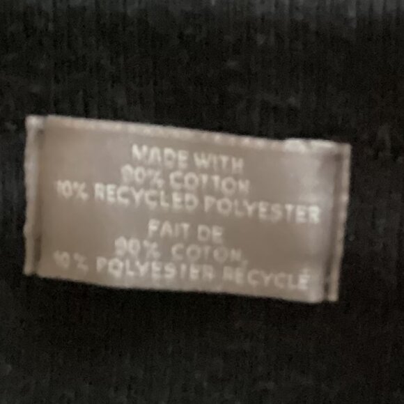 Gap Women's Wide Leg Black Sweatpants Pants Size L Casual Loungewear - Picture 8 of 8